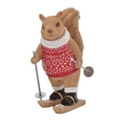 La Vida Julefigur Egern Pindsvin p ski